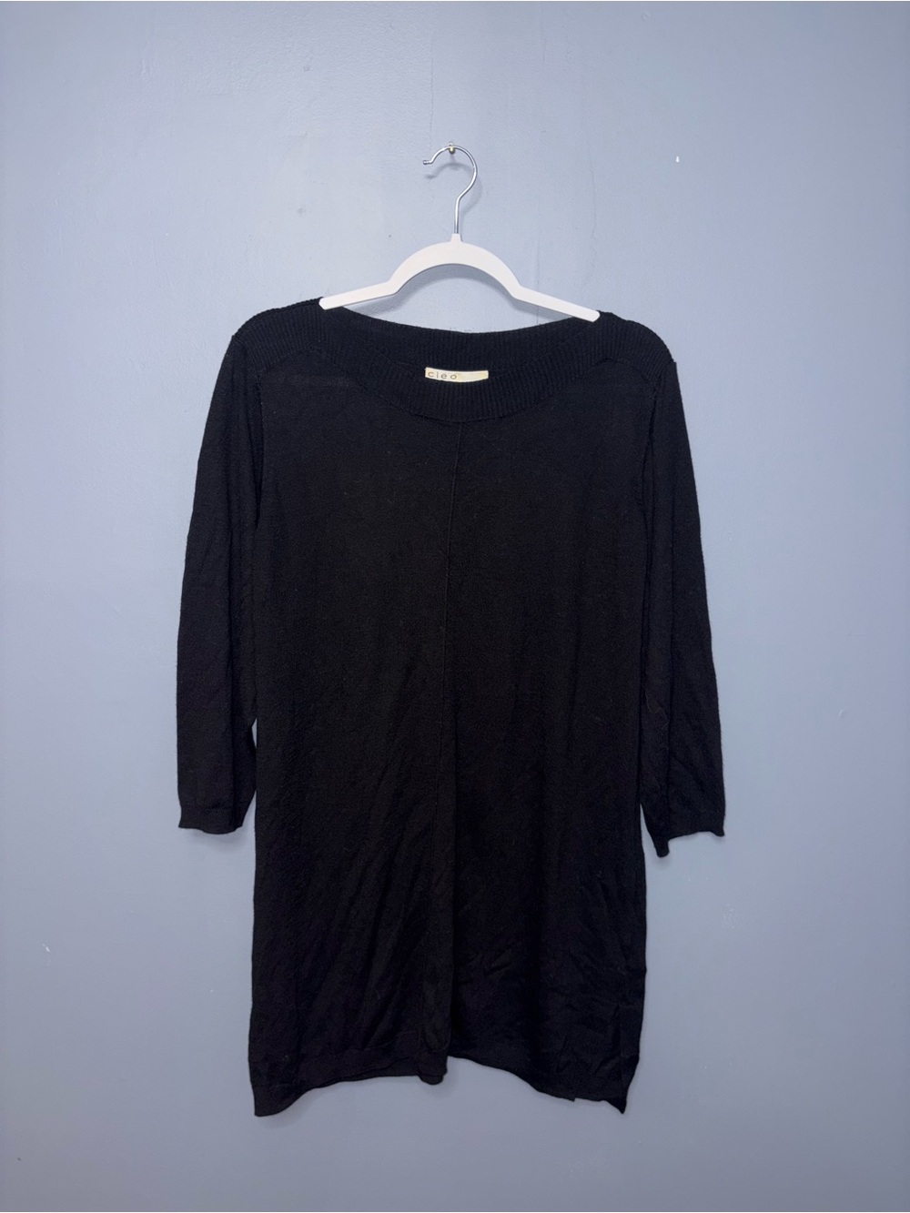 Cleo | Black Sweater | Size XL